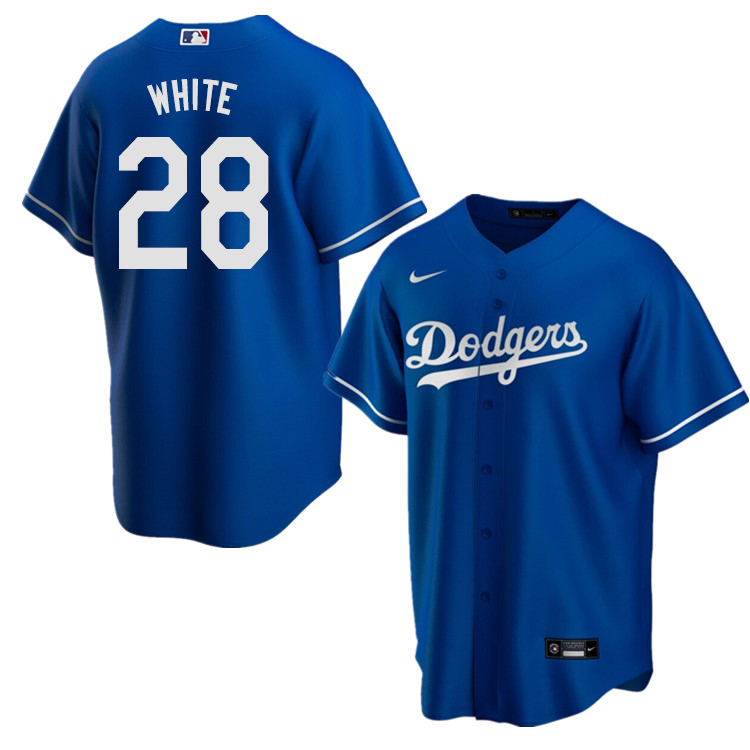 Nike Men #28 Tyler White Los Angeles Dodgers Baseball Jerseys Sale-Blue